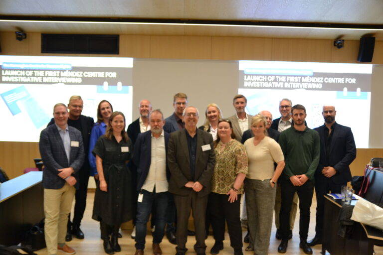 First Méndez Centre For Investigative Interviewing launched in Oslo, Norway