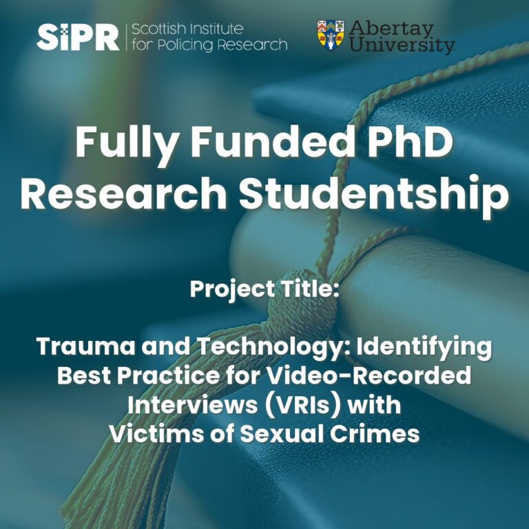 PhD Opportunity at Abertay University (fully funded)