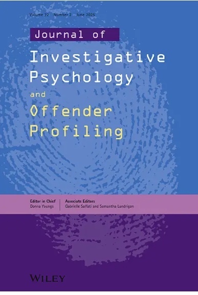 Submit your paper to Journal of Investigative Psychology and Offender Profiling special issue (deadline 30.12.2025)