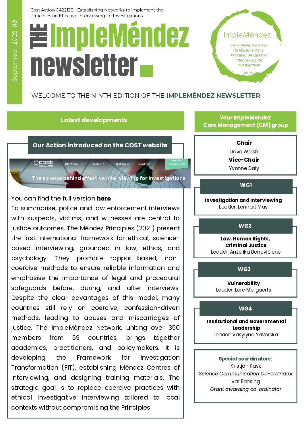 Newsletter 2025/9
