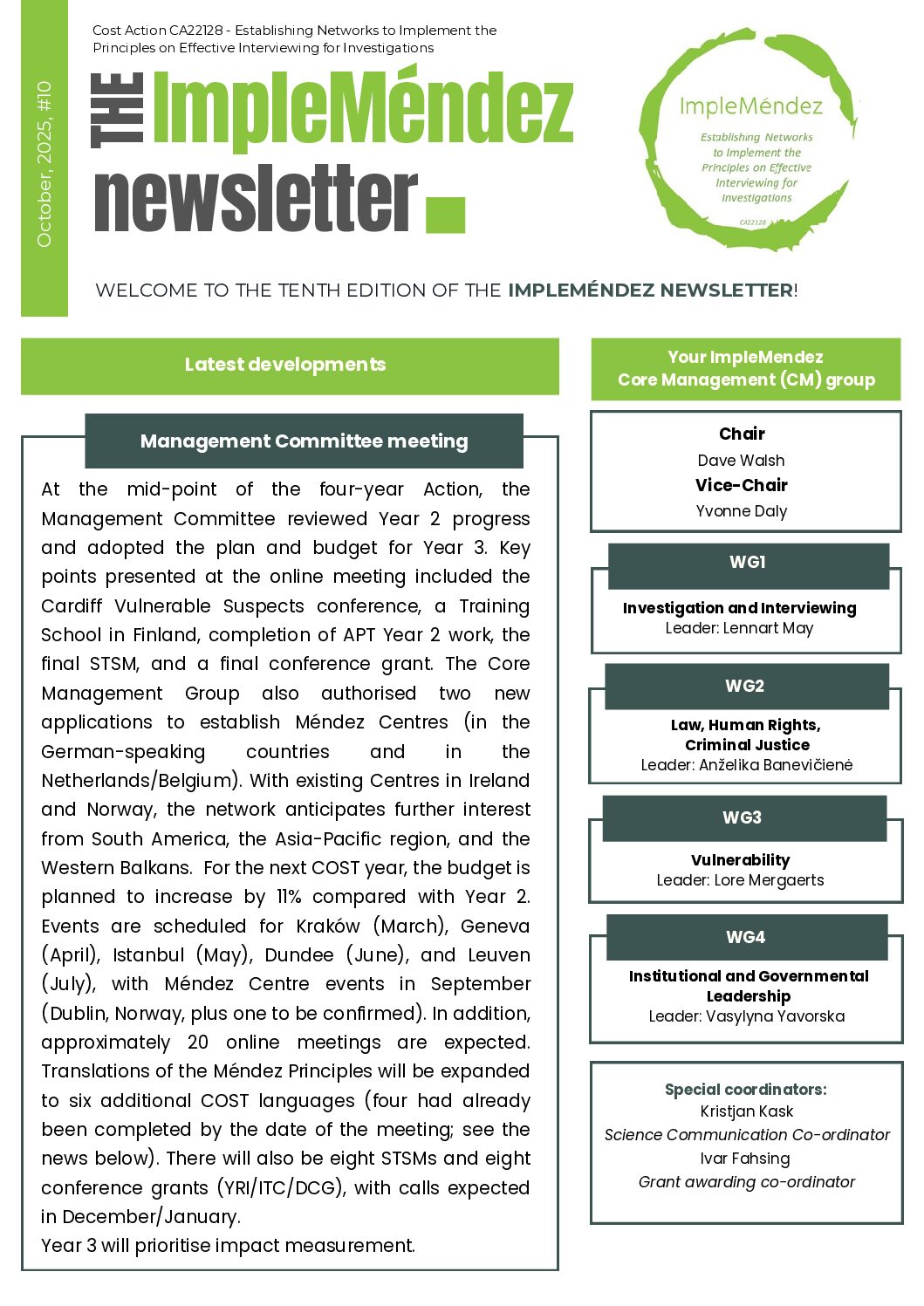 Newsletter 2025/10