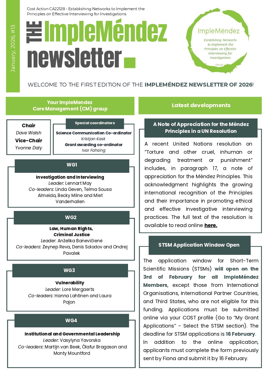 Newsletter 2026/1