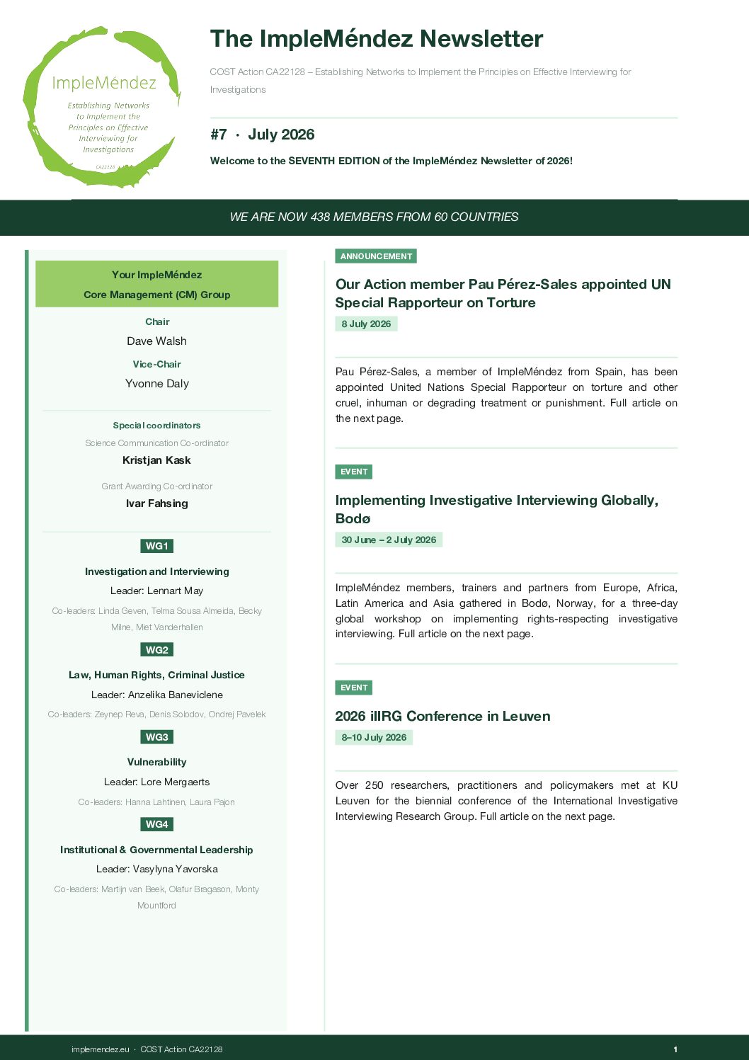 Newsletter 2026/7
