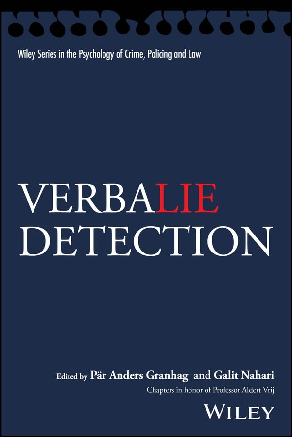 A new book published on verbal lie detection edited by our Action members