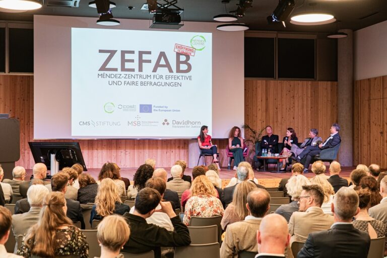 Méndez Centre for Effective and Fair Interviewing (ZEFAB) launched in Freiburg, Germany